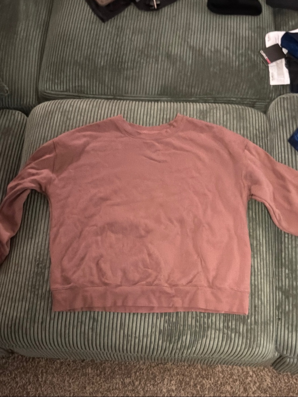 Women's Dusty Rose Crewneck Sweater